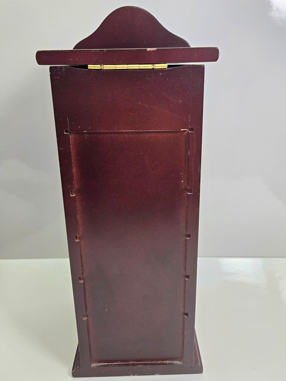 Vintage 1996 Avon Timekeeper Grandfather Clock Jewelry Box Cabinet Armoire Works - Picture 7 of 10